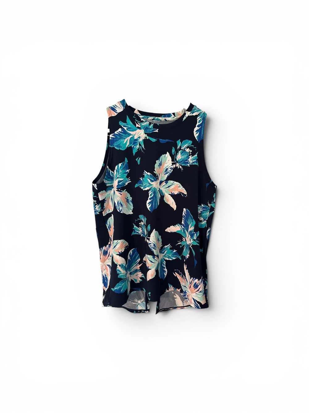 NWOT Carve designs split back floral tank